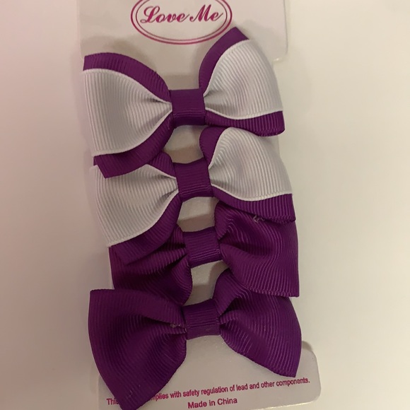 Colorful Grosgrain Bow Clip Set - Picture 6 of 7